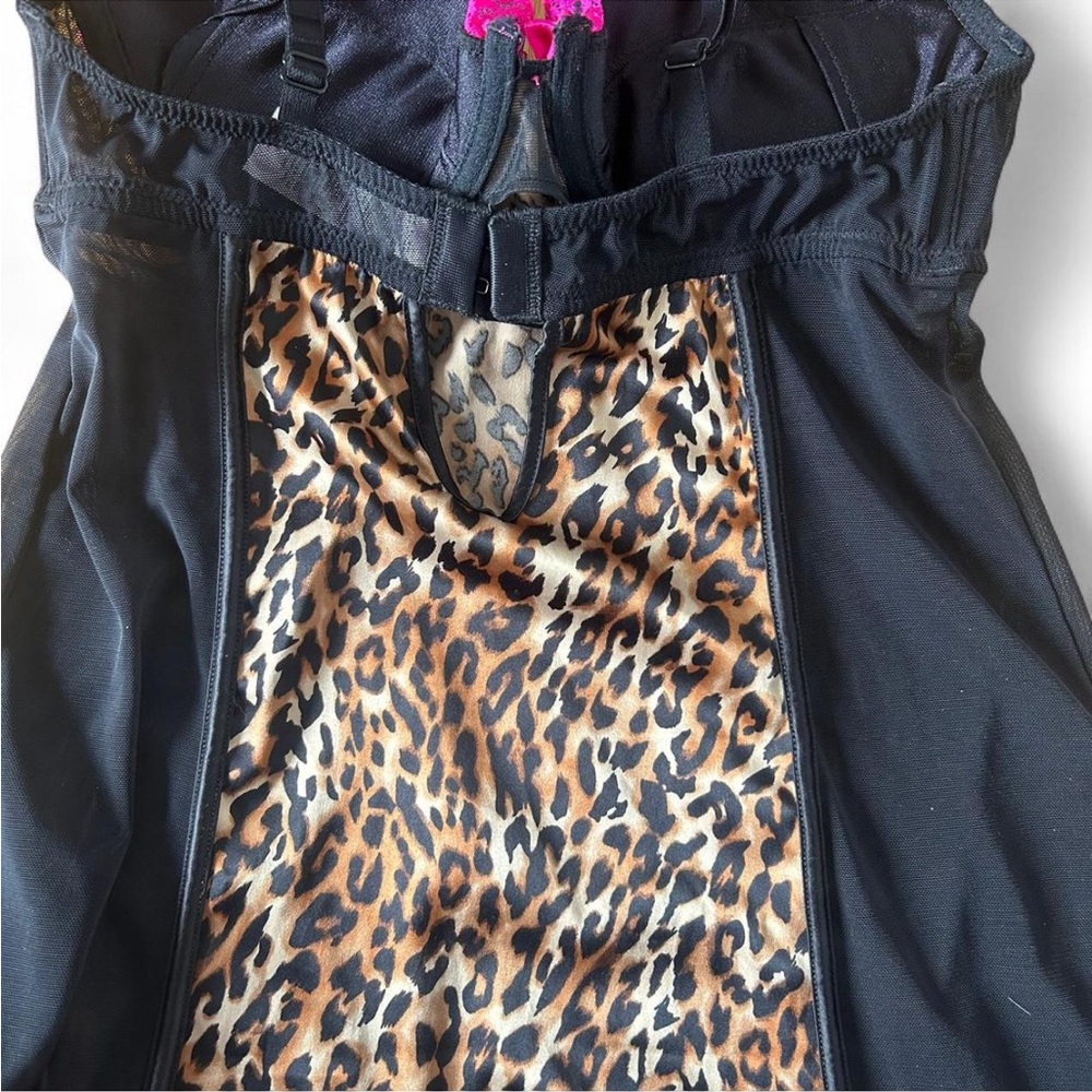 Cheetah Print Babydoll Lingerieππ - Picture 6 of 7